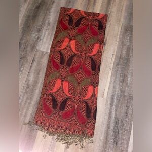 Woman’s Pashmina Patterned Boho Hippie Vintage Scarf Wrap